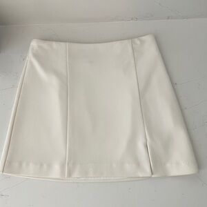 Forever 21 Cream Mini Skirt